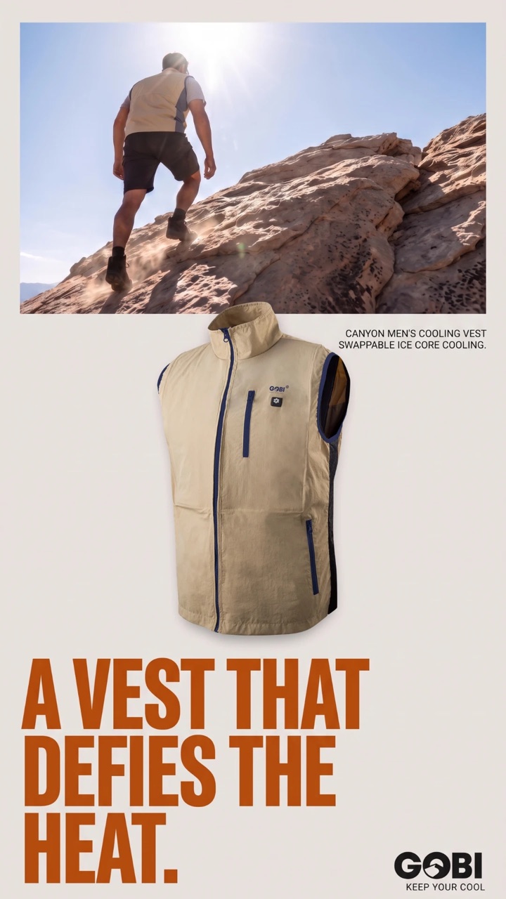 Gobi Heat Canyon Cooling Vest ad