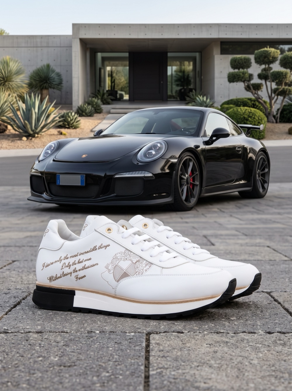 Corvari white sneakers